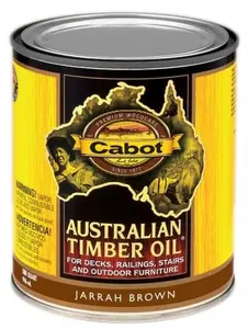 Valspar Brand 1 Quart Jarrah Brown Australian Timber Oil For Decks & Outdoor Fu pack of 4