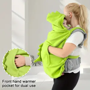 1pc Soft And Windproof Baby Stroller And Waist Seat Cover - Cute Cartoon Dinosaur Design, Multifunctional Windscreen, Effectively Blocking Strong Light for Newborns, Suitable for Stroller And Waist Seat Windbreak Blanket