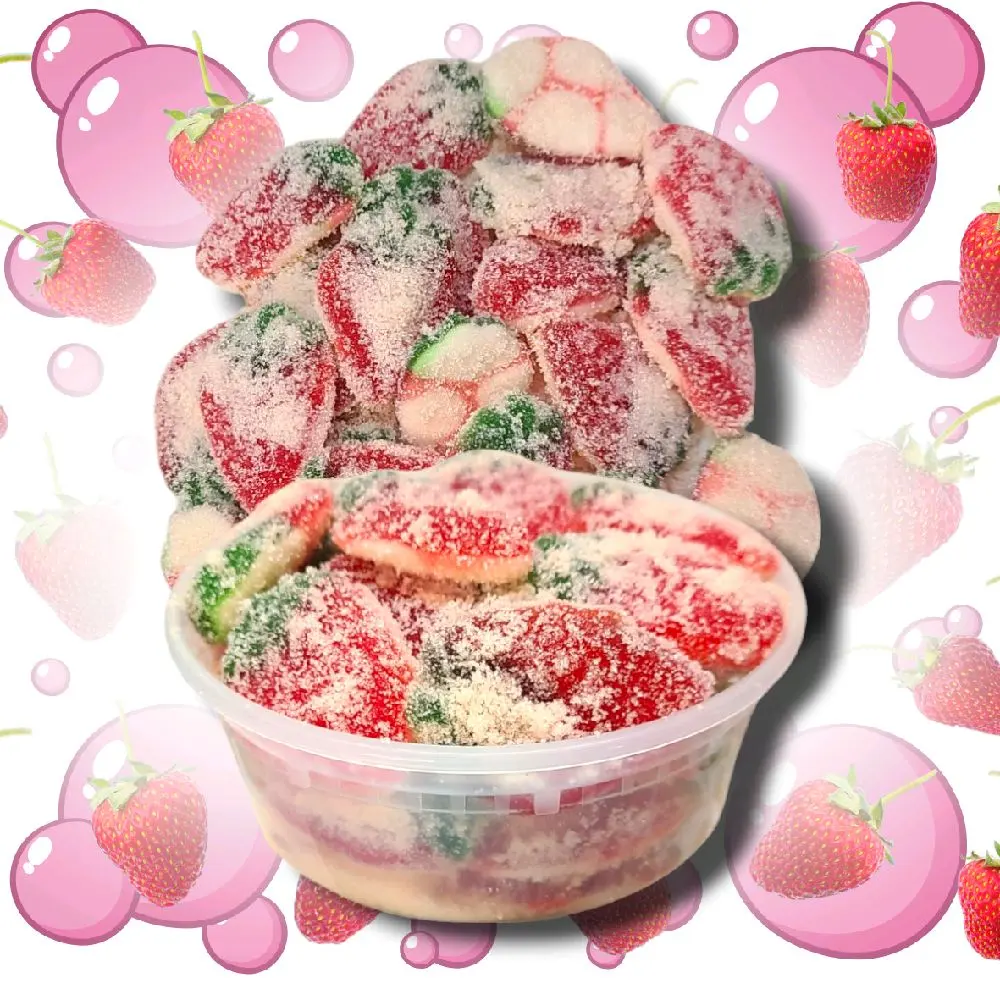 Strawberry Bubblegum Flavored Gummies - Strawberry Flavor - Perfect for Snacking - Ideal for Children and Adults