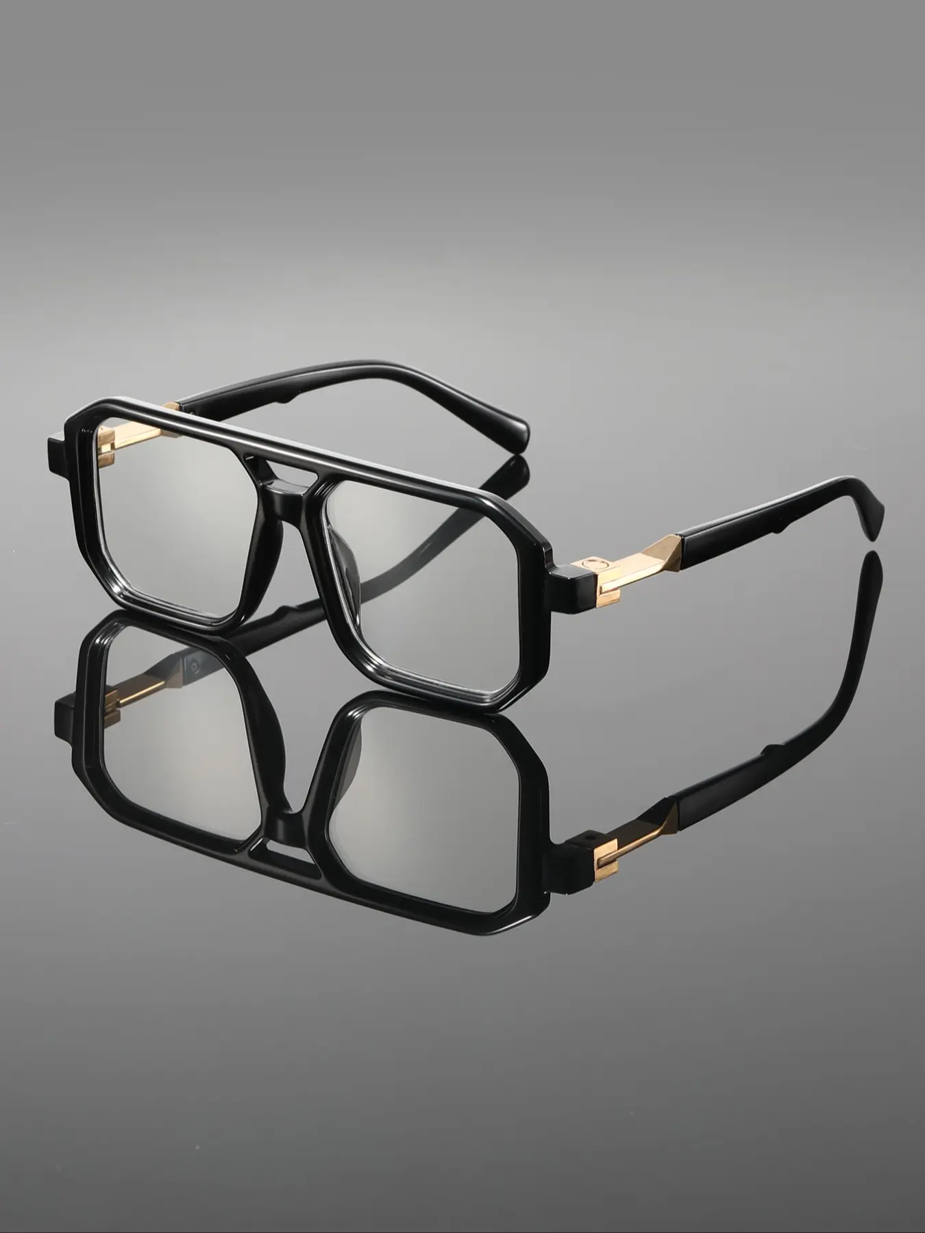 Pilot Frame Glasses for Men & Women, Anti-Blue Light Lenses, Ideal for Reading, Gaming, Computer, Mobile Use, High Quality Eyeglasses