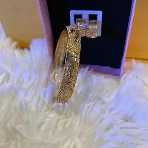 Gold Stainless Steel Dragon and Peacock Design Bangle & Earring Set in Jewelry Box - Fashion Accessories Costume Jewelry & Accessories Jewelry Sets