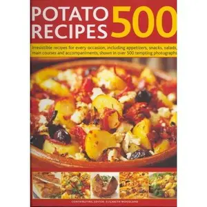USED-Potato Recipes 500 by Elizabeth Woodland (Paperback)