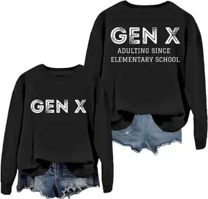 Gen X Sweatshirt – Vintage Inspired Funny Quote Pullover, Unisex Old School Outfit