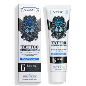 Vcgsig Tattoo Gel 60ML, Professional Tattoo Aftercare Cream, Soothes Skin Irritation, Suitable for All Skin Types, Easy Application