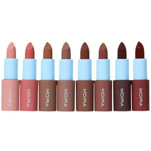 Lápiz Labial Satinado Elegante Surtido Moira Beauty - Venta al por Mayor 8 Unidades (CSL001-008)