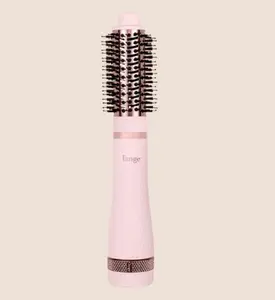 L'ANGE HAIR - Multi-Volume Series Blow Dryer Brush | Interchangeable Hair Dryer Brush with Ionic Titanium Barrel for Smooth, Voluminous Styling, Blush, Thermal Blowout Brush, Hair Tools
