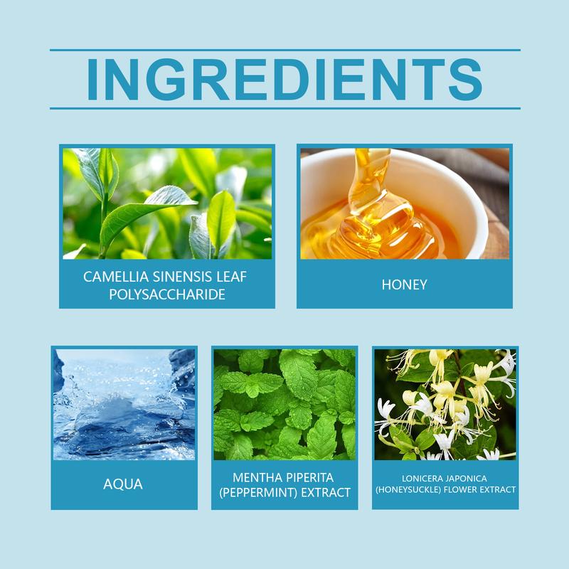 Tongue coating cleaning set: Gently cleans food residues on the tongue surface and provides oral care  Cleansing coconut mint teeth brush