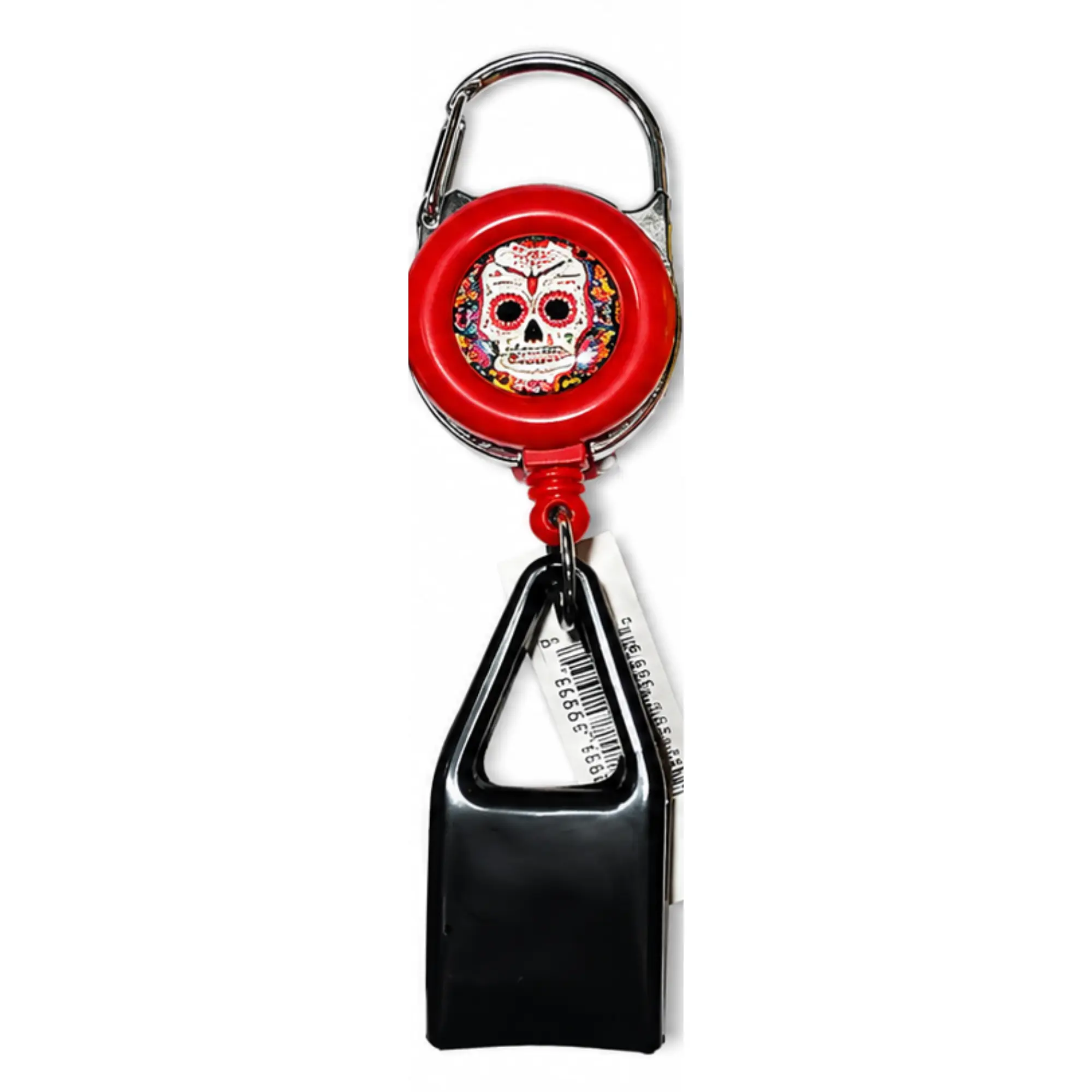 Premium Retractable Lighter Leash – Sugar Skull Design