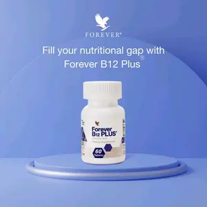 Forever Living - B12 Plus - Essential B Vitamins for Energy, Immune Support and Red Blood Cell Health - Vegan, Vegetarian and Gluten-Free - 60 Tablets