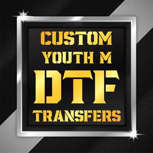 Custom DTF Transfers, DTF Print, DTF Prints, High-Quality Transfers, Full Color Prints, Youth Medium DTF Transfer
