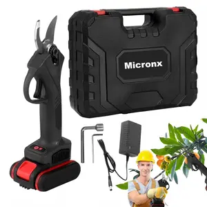 Cordless Electric Pruning Shears with 2 Rechargeable Batteries & 2 Blades, 30mm Cut Capacity, Professional Power Shears for Tree Branches, Yard & Garden Trimming