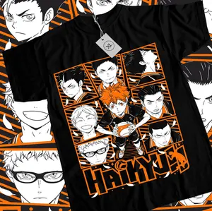 Haikyuu T-shirt Volleyball Kuroo Tetsurou Kozume Kenma Anime Shirt Sweatshirt Hoodie  All Size