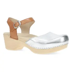Sam Silver/Tan Leather