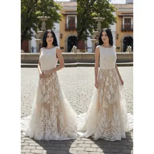 Amelia Beaded Boho Wedding Dress, Bohemian Wedding Dress, Bohemian Wedding Dress with Beadings , Custom Boho Wedding Dress