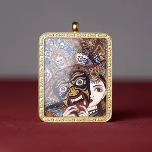 Optimal Feng Shui Amulet for Lucky and Wealth Days, 2.1x1.7 Inch Birthday Gift, Home Decor Desktop Decoration, Decorative Ornament, Home Decor Ornaments, No Precious Metal Plating