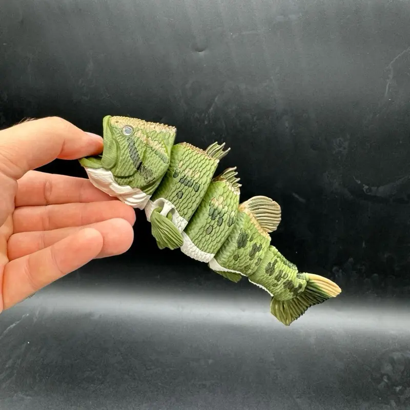 3D Printed Large Mouth Bass