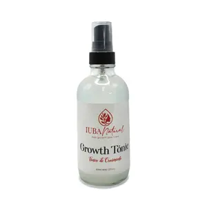 IUBA NATURAL Growth Tonic Hair Growth & Scalp Care 4 oz for Enhanced Hair Health Natural Ingredients