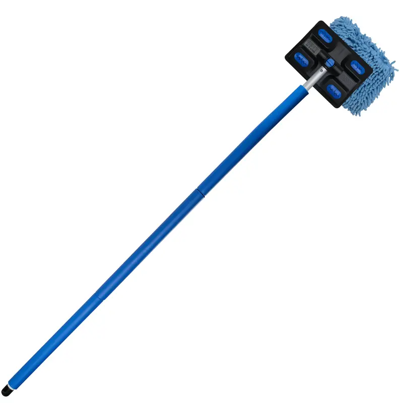 Autofiber PRO+ Mitt on a Stick, Car Cleaning Supplies, 61" Long, Washable Cover, Angle-Lock Head, Built for Tall Cars & SUVs