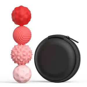 Fidget Toy for Adults, Silicone Magnetic Fidget Balls Set, 4-Count Stress-Relief Accessory, Stress Relief Toys for Autism and ADHD, Sensory Travel Gifts for Teens and Adults, Sensory Bundle