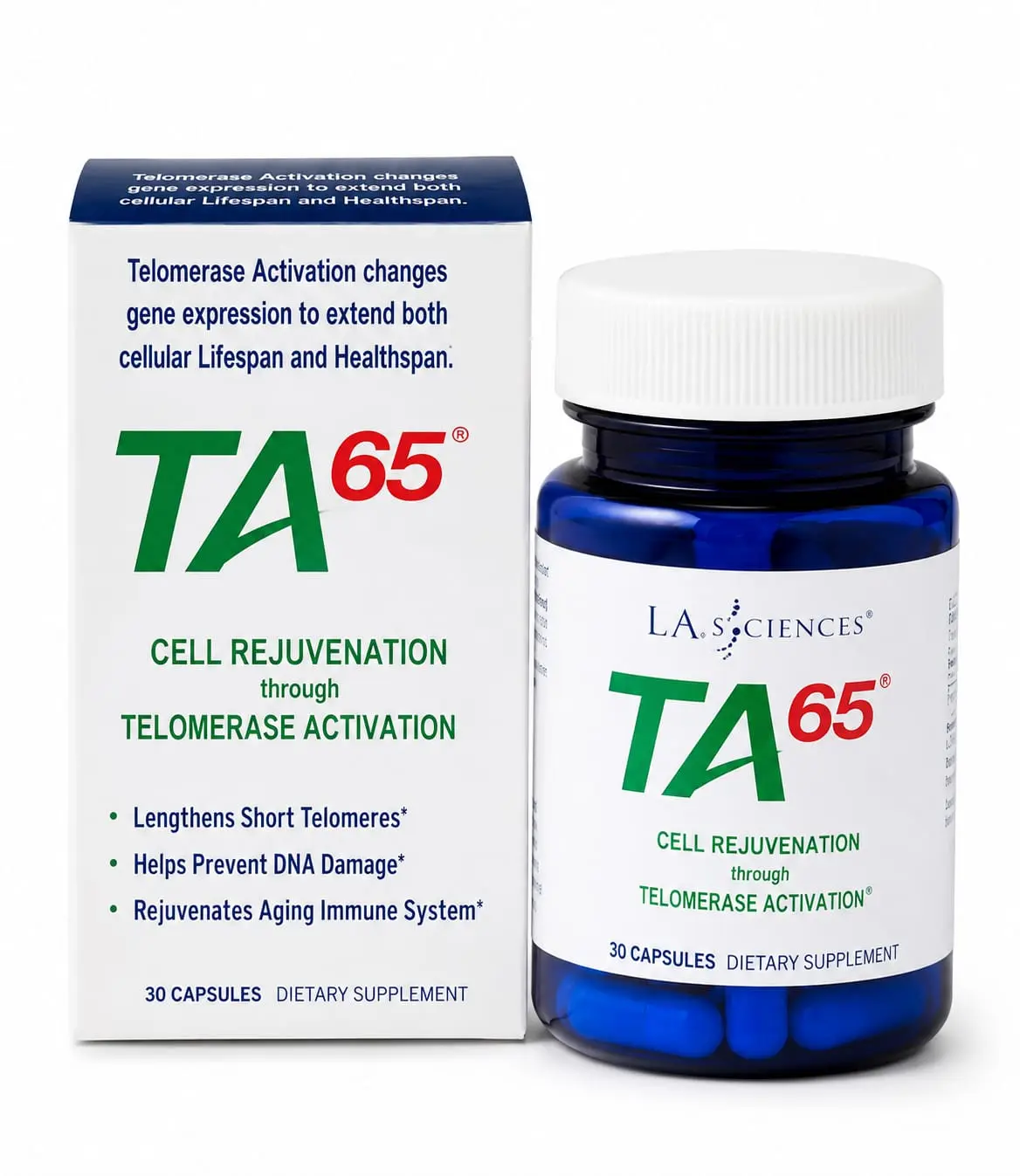 elomere Health, TA65MD, Nutritional Supplements, 100units, 30caps