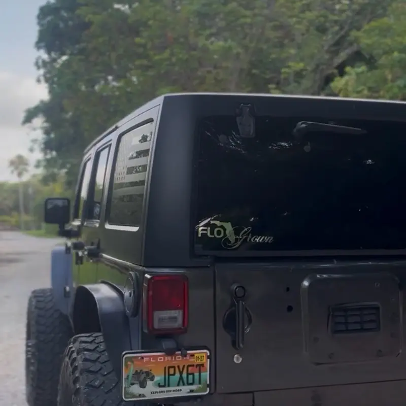 FloGrown Cursive Decal for Truck or Car - Florida-themed Design
