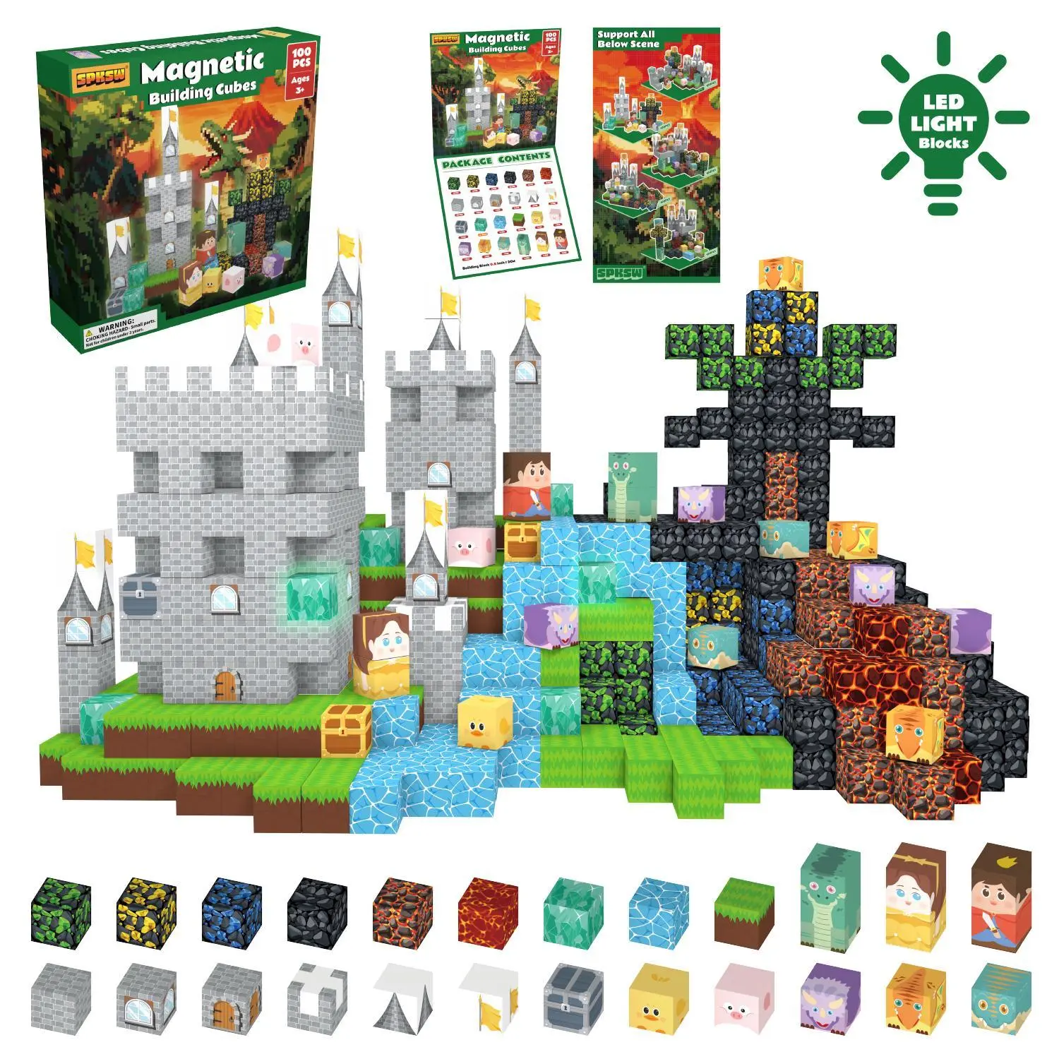Castle Dinosaur 100