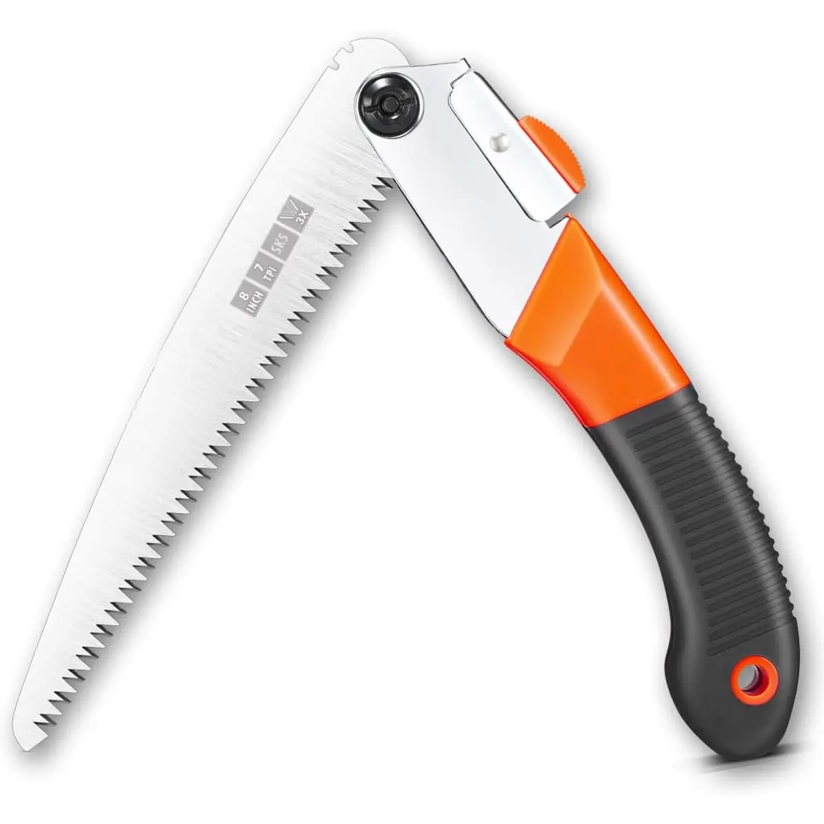 Folding  - 8 Inch  for  & Dry  Pruning, Compact Design, SK-5 Steel