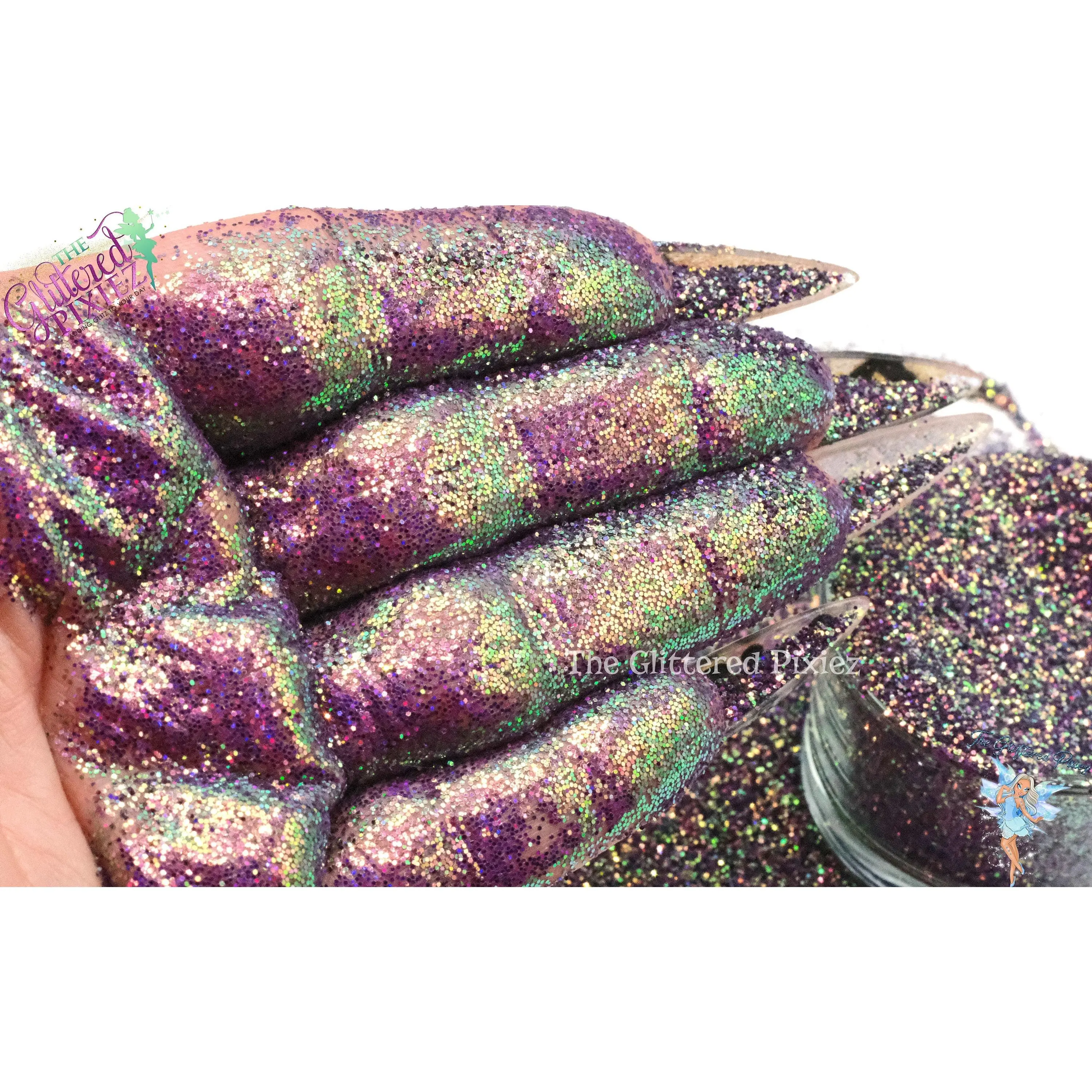 CESARE fine Color Shift holo glitter Sparkly Fun Loose Glitter