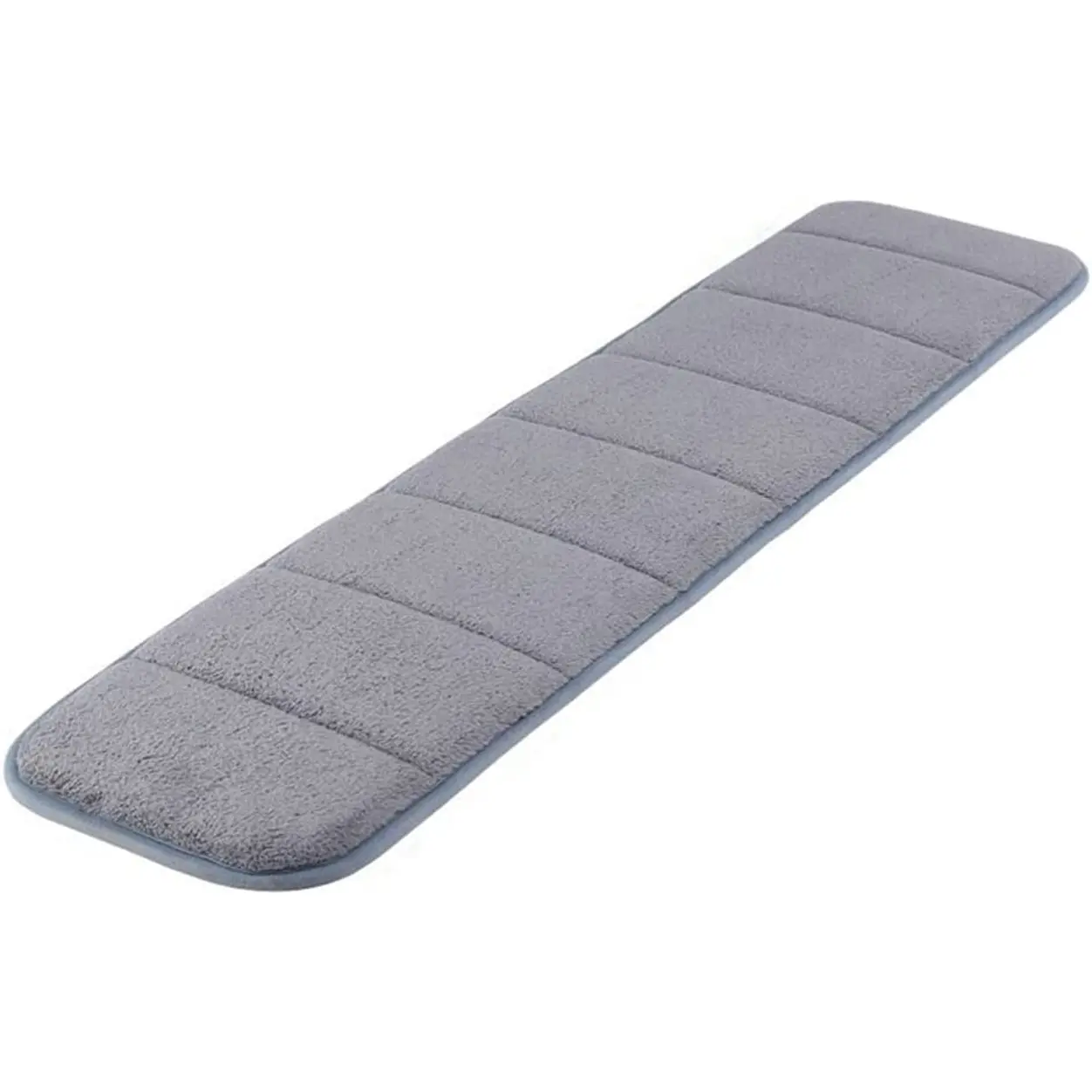 Creatiee Extra Large Premium Memory Cotton Computer Wrist Elbow Pad for Office and Gaming - Long-Sized 7.9 x 31.5 Inch (Gray)