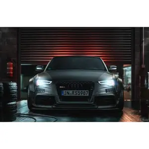 Audi Gray Performance Car Poster