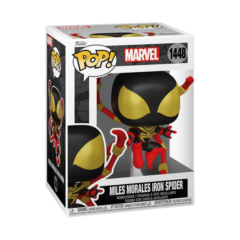 Funko Pop! Marvel - Miles Morales Iron Spider (Common) #1448 Collectible Pop Vinyl Figure