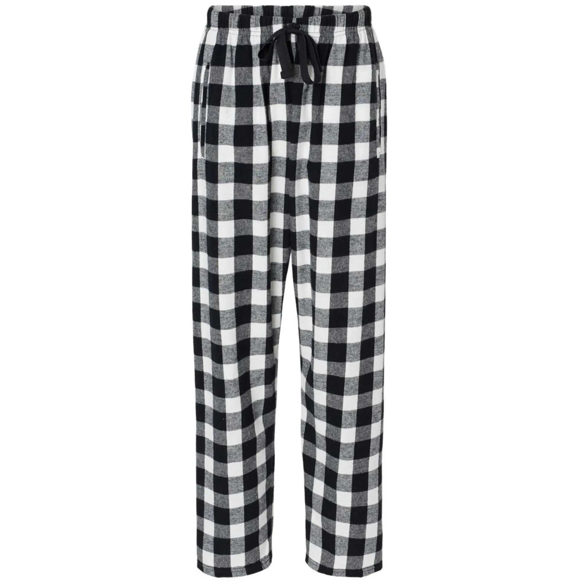 Women’s Breathable Buffalo Plaid Flannel Lounge Pants - Relaxed Fit Lady Nightwear with Drawstring Closure for Everyday Style, Cotton