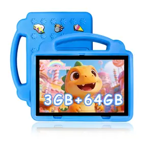 10.1-inch Children's Learning Tablet for Summer Gifts, Toddler Tablets, Touchscreen Tablet, 54 WiFi HD IPS Screen + Dual Cameras + Bluetooth, Shockproof Protective Case + Parental Control, Watch Animated Movies, Support Online Classes and Games