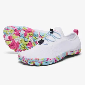 HIITAVE Water Shoes Women Adult Quick-Dry Aqua Sock Barefoot Wide Toe Box Water Shoes for Beach Swim River Pool Lake Hiking Kayaking Surfing Outdoorfun