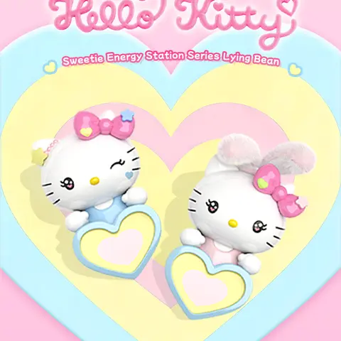 Hello Kitty X MINILIKE Sweetie Energy Station Series Lying Bean Blindbox