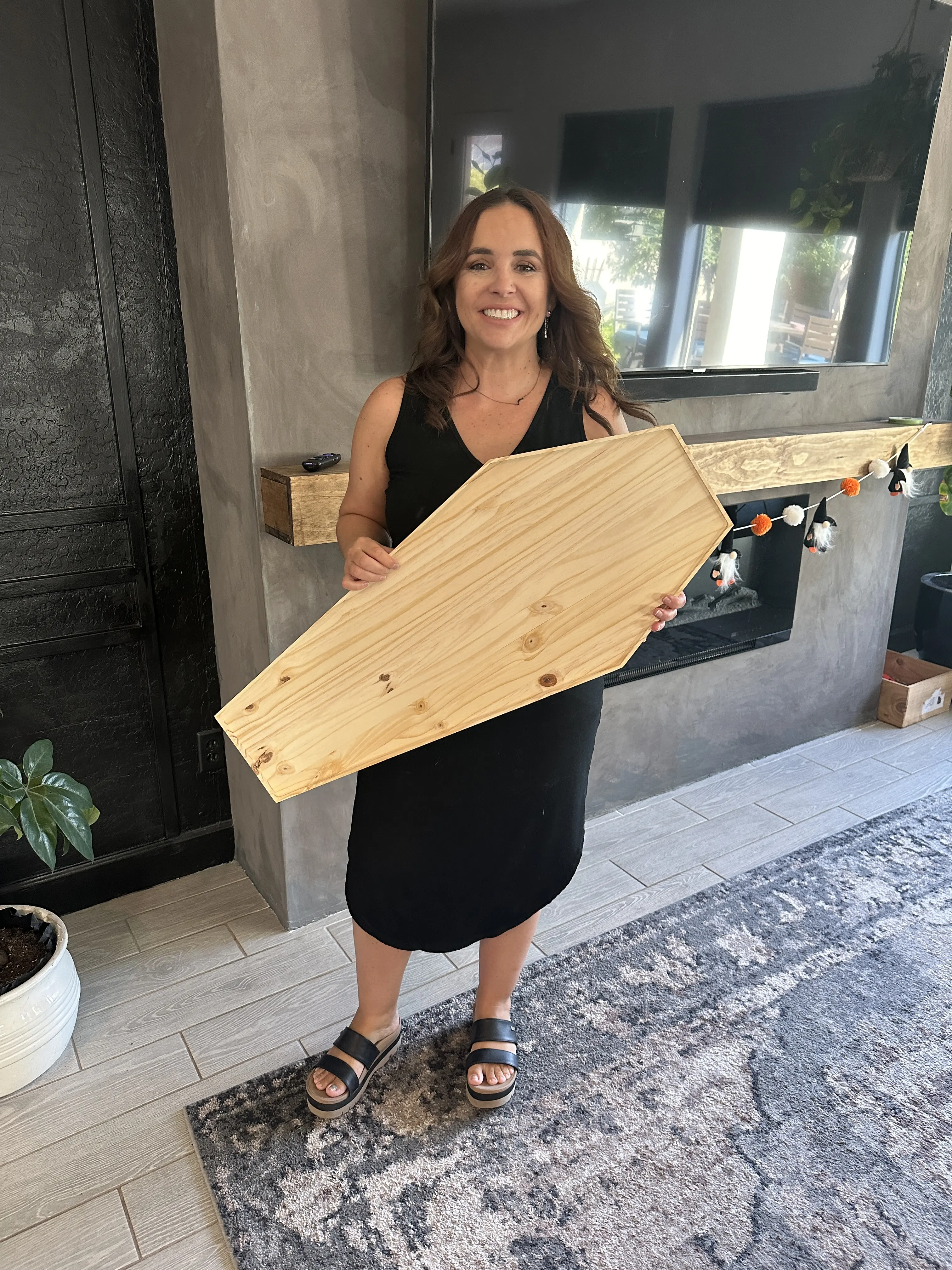 Extra Large Coffin Charcuterie Board - Halloween Charcuterie Board - Coffin Board - Meat and Cheese Board - Grazing Board - Snack Board