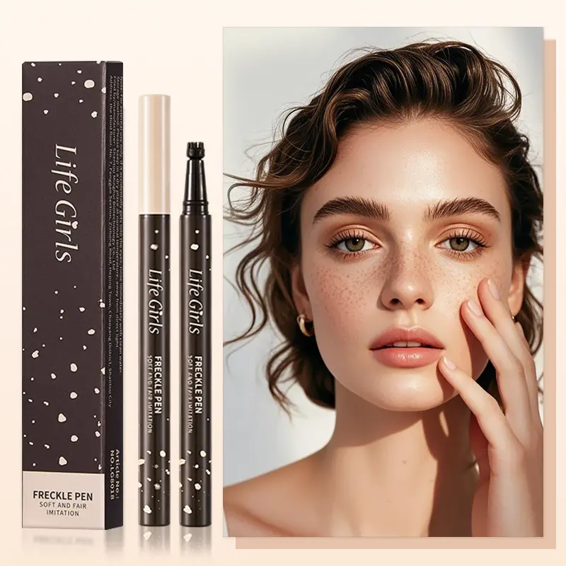 Facial Freckle Pen—Creates Natural, Realistic-Looking Freckles; Features A Fine Tip For Precise Application; Smudge-Proof And Long-Lasting.
