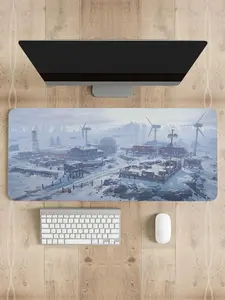 Rust Gaming Multiple Design Desk Mat - Anti-Slip Rubber Base Extra Large Gaming Mousepad - Desk Accesories