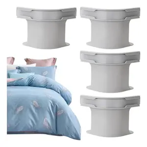 Hidden Bed Sheet Holders: Durable PP Clips with Seamless Design, Non-Slip/fixation Suitable for All Bed Sizes, Fix Headboards & Side Panels, Bedsheet Clip, Bed Sheet Grippers, Bed Sheet Straps