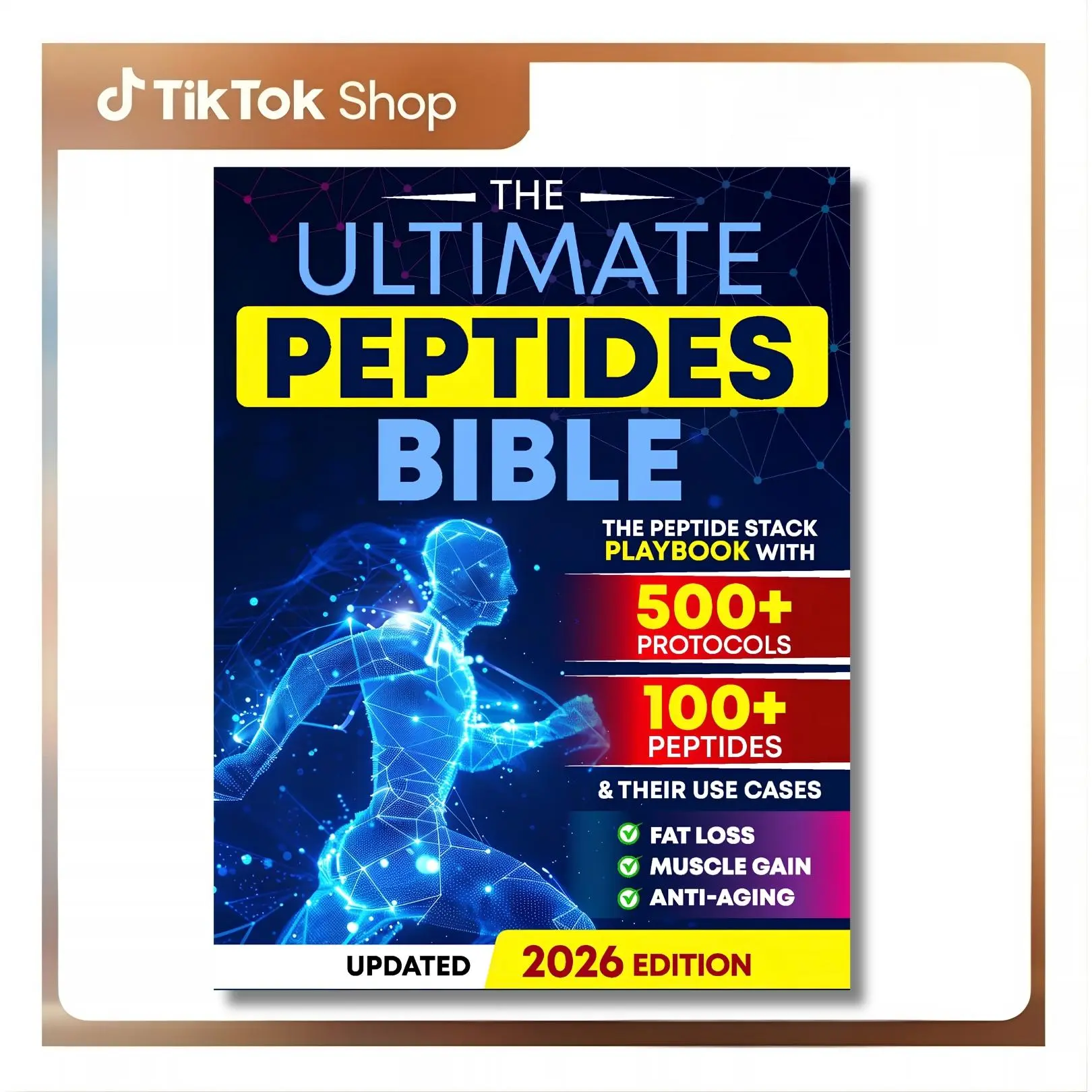 The Ultimate Peptides Bible by Tom Ralston: 219-Page English Science-Backed Guide to Vitality, Energy, Longevity, Anti-Aging & Muscle Gain (Health, Fitness & Dieting Lifestyle Book), 219 Pages