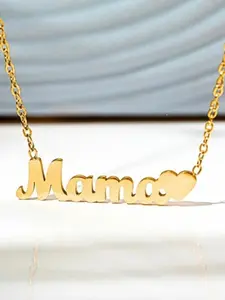 Mini Mom Letter Necklace, Elegant Mother Pendant, Mother's Day Jewelry Gift, Birthday Present, Christmas Gift, Thanksgiving Gift