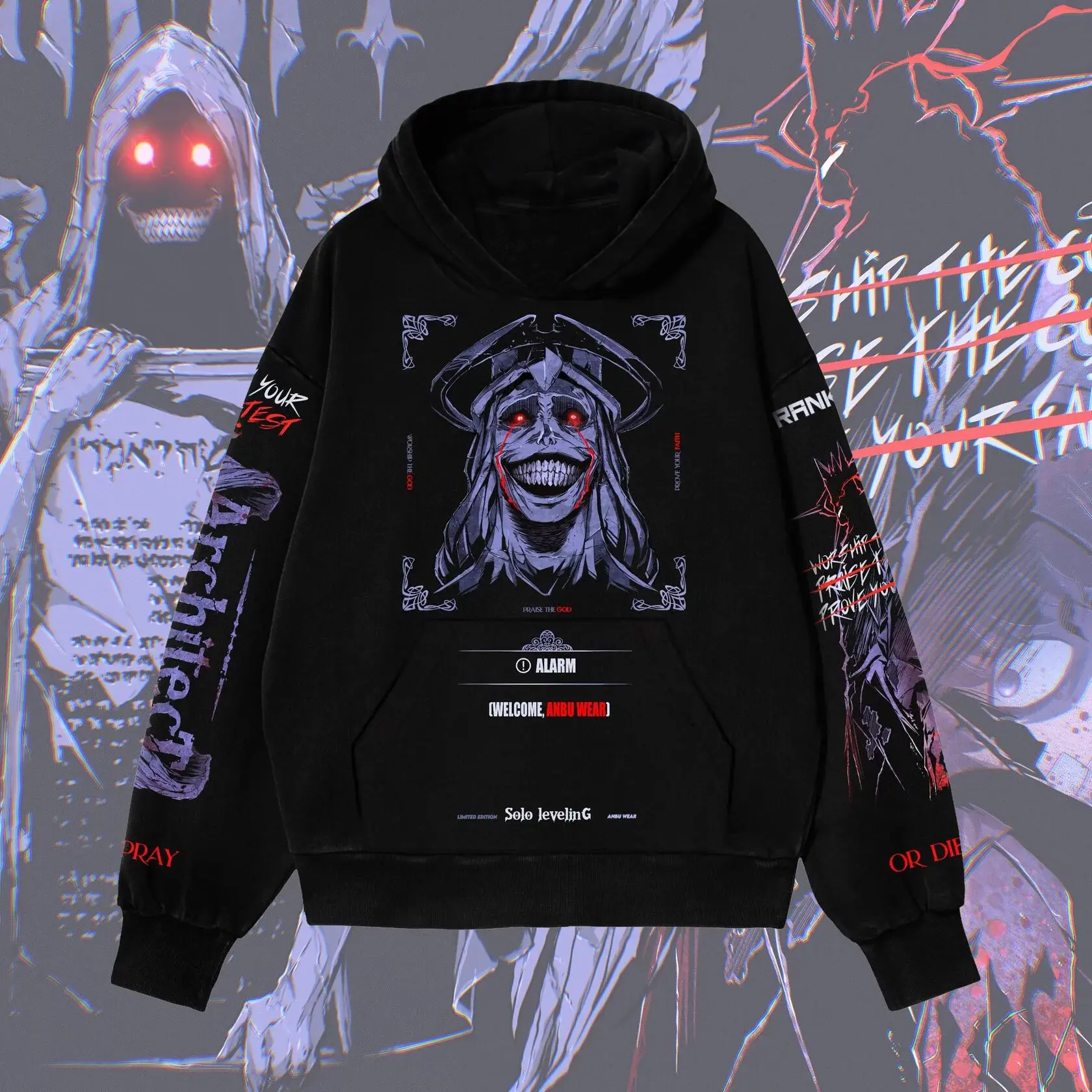 Sololevelingg Character Shirt, Sungg Jinwoo Figure Shadow Monarch Sweatshirt, Anime Color Tee, Unisex 2024 Hoodie Menswear Top Menswear Top