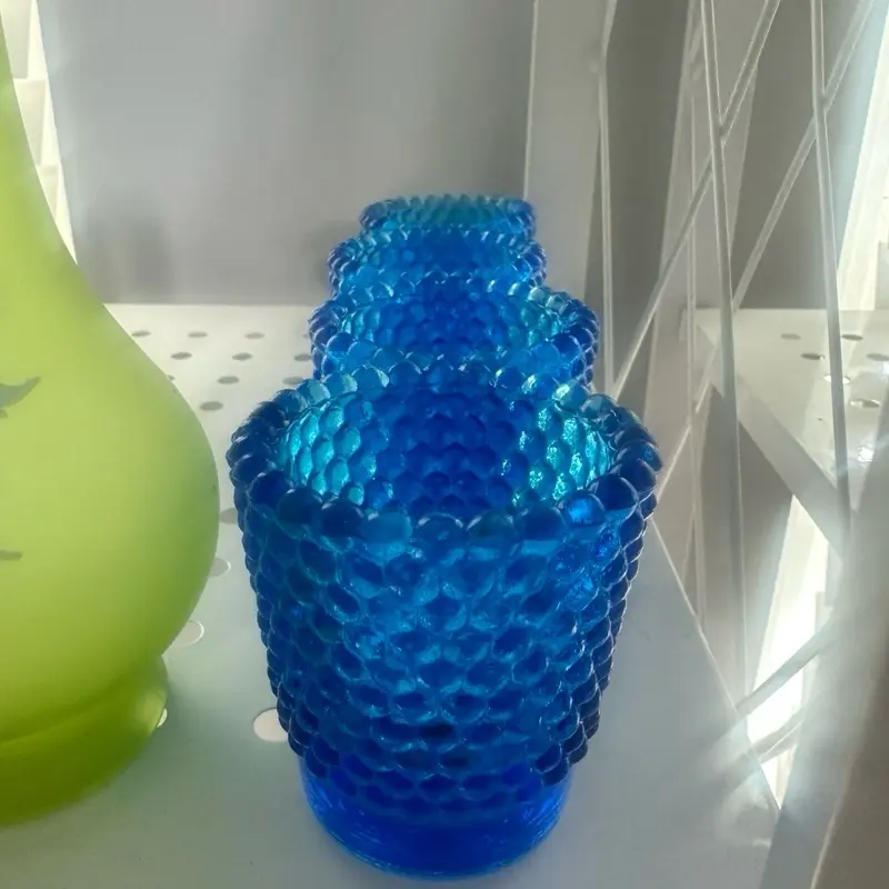 Hobnail votive candle holers set of 4