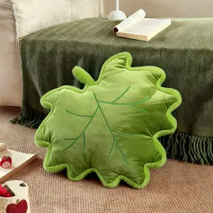 Nature Series Jungle Style Leaf Butterfly Pillow, Home Decor for Living Room & Bedroom, Sofa Cushion for Cozy Spaces