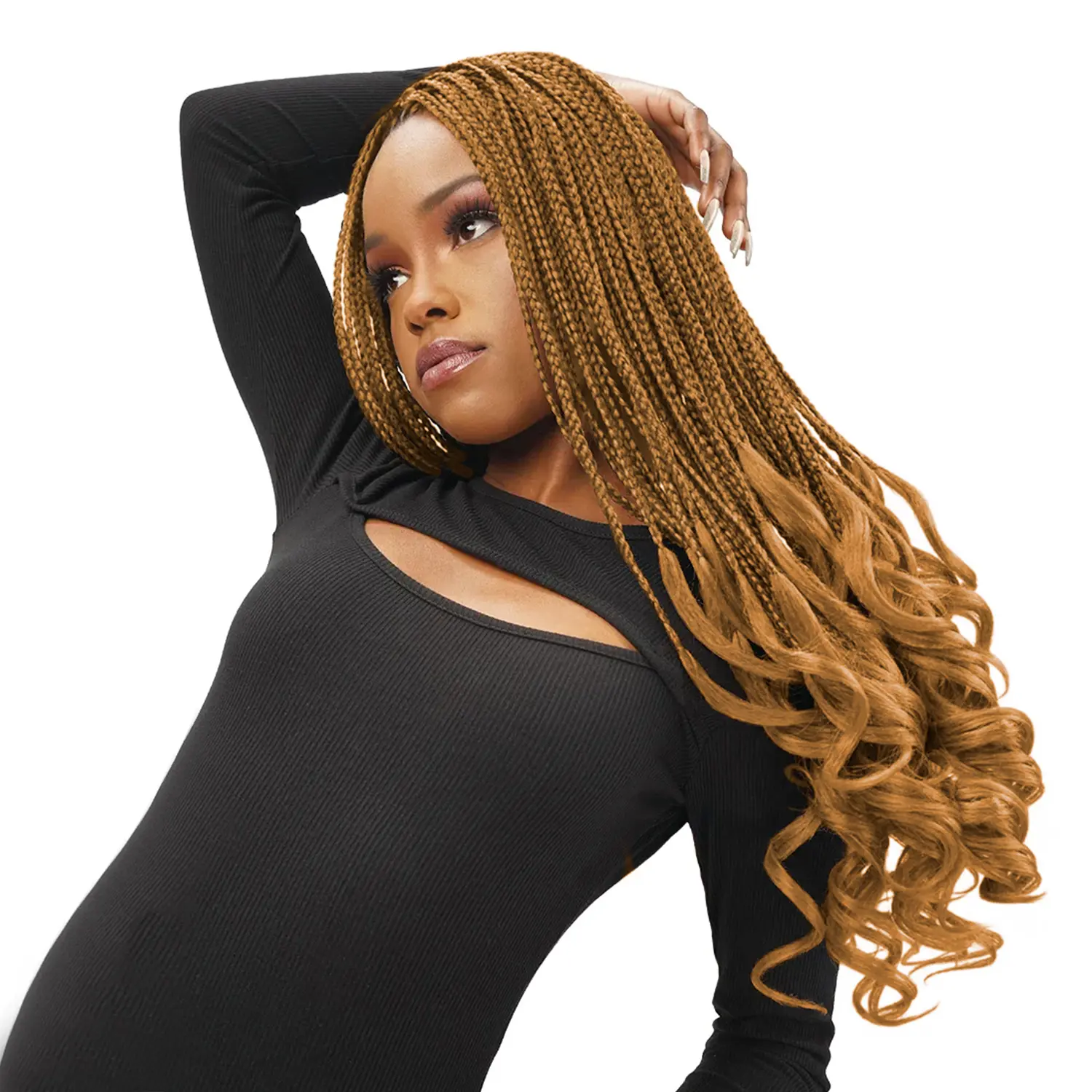 Royal Zury Crochet Braids Hand Made French Curl Braid 6X