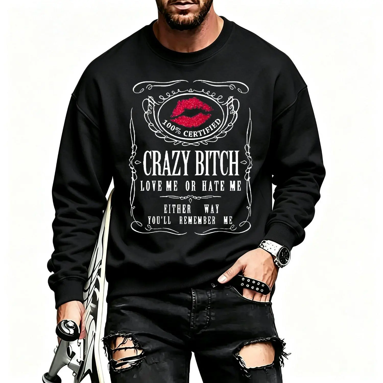 Men's Sports Sweatshirt Short Sleeve Graphic Tees Casual Athletic Pullover Printed Crewneck  Top