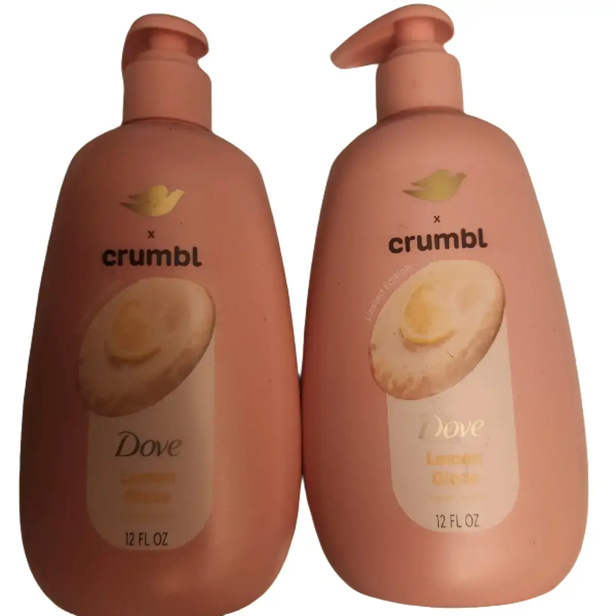 Dove Crumbl Lemon Glaze Hand Wash 2 - 12 Fl Oz - Body Care for Comfort Nail Cleanser