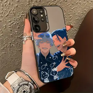 Japanese Anime Gogojo Phone Case Suitable for Galaxy S25, S24, S23, S22, S21, S20 FE Ultra Plus 4G 30G Anti-Shock Matte Back Cover