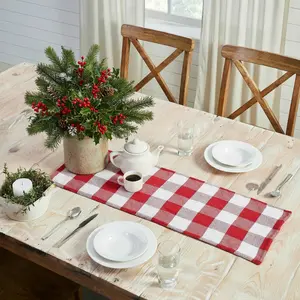 Cherry Ann Check Table Runners