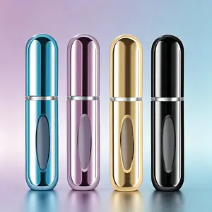 Refillable Mini Perfume Atomizer Portable Travel Empty Spray Bottle Easy Fill Pocket Size Fragrance Container for Daily Outdoor Use